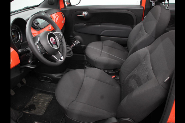 Fiat 500C 1.0 Hybrid Cabrio Navigatie Climate Control Cruise control Lichtmetalen velgen Apple Carplay/ Android Auto Navigatie Parkeersensor achter
