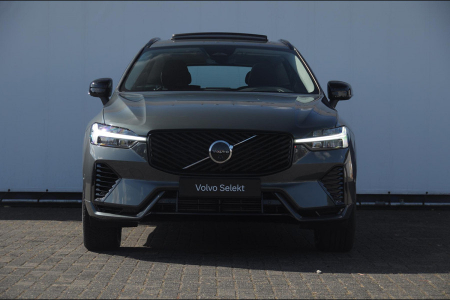 Volvo XC60 T6 350PK Automaat AWD Plus Dark / Trekhaak / BLIS / Adaptieve cruise control / Panoramadak / Apple carplay / Parkeersensoren met camera / Elektrische achterklep / Elektrische stoelen met geheugen / Stoel en stuurwielverwarming