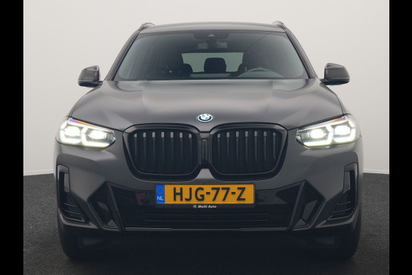 BMW X3 xDrive30e M Sport PHEV 293pk FROZEN DEEP GREY METALLIC | Head Up | Laser LED | Camera | Lederen Sportstoelen Verwarmd | Hifi Audio | Sfeerverlichting | Keyless | Blis | Apple Carplay | Navigatie | DAB | Cruise Control | 20"L.M | Plug In Hybrid |