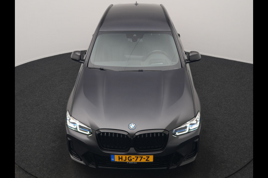 BMW X3 xDrive30e M Sport PHEV 293pk FROZEN DEEP GREY METALLIC | Head Up | Laser LED | Camera | Lederen Sportstoelen Verwarmd | Hifi Audio | Sfeerverlichting | Keyless | Blis | Apple Carplay | Navigatie | DAB | Cruise Control | 20"L.M | Plug In Hybrid |