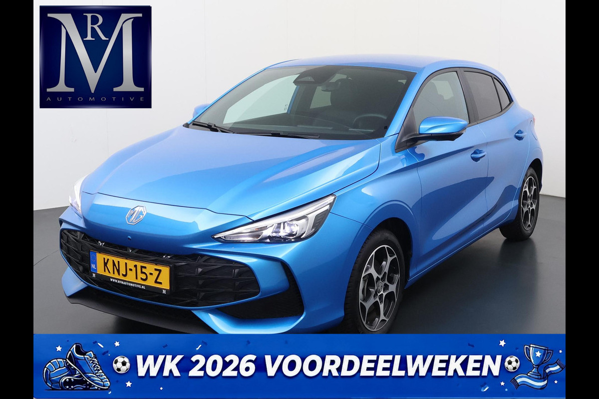 MG MG3 Hybrid+ 1.5 Hybrid+ Luxury 7 JAAR MG FABRIEKS GARANTIE TM 02-2032 | STOEL + STUURVERWARMING | 360 CAMERA | ADAP. CRUISE | DODE HOEK | KEYLESS | APPLE CARPLAY |