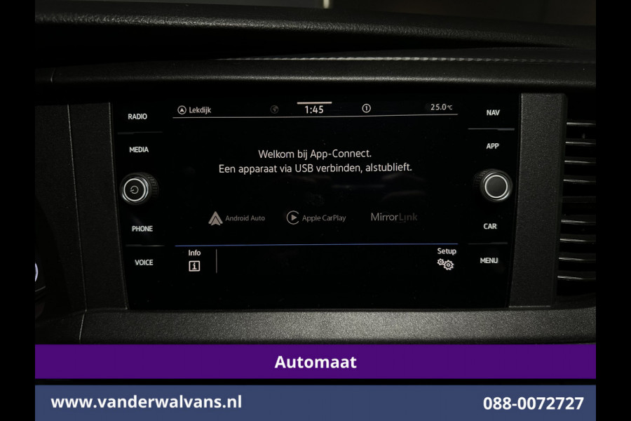 Volkswagen Transporter 2.0 TDI 150pk Automaat L1H1 Euro6 Airco | Navigatie | Apple Carplay | Cruisecontrol Android Auto, Parkeersensoren, Achterklep