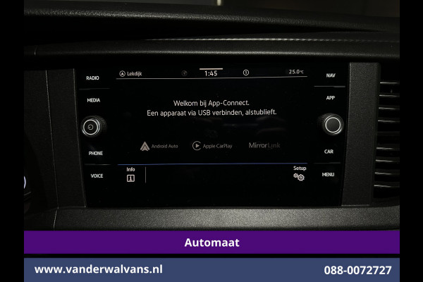 Volkswagen Transporter 2.0 TDI 150pk Automaat L1H1 Euro6 Airco | Navigatie | Apple Carplay | Cruisecontrol Android Auto, Parkeersensoren, Achterklep