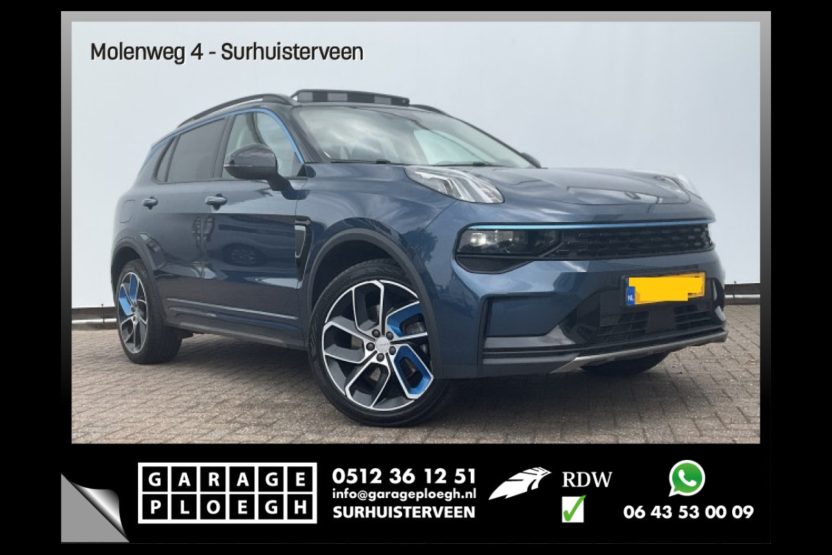 Lynk & Co 01 1.5 PHEV 262PK Adapt.Cruise 360° Cam Carplay Zwarte Hemel Plug-in Stoelverw Vol opties!