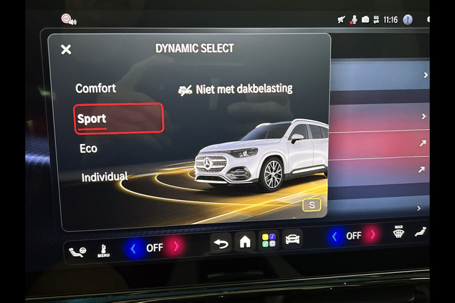Mercedes-Benz Glb 200 Business Solution AMG 7p. 58 kWh | Premium Plus pakket | Winterpakket | Nightpakket | Parkeerpakket | Trekhaak | Sportstoelen | GUARD 360° | Vast panoramadak | Burmester® 3D surround sound system | 19” vijfspaaks AMG-velgen |