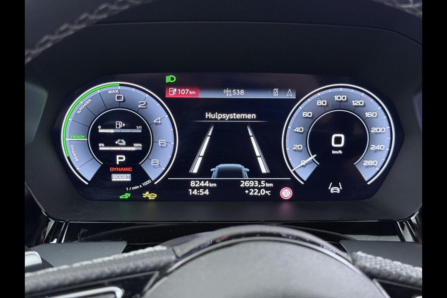 Audi A3 Sportback 45 TFSI e S edition Competition 272pk PHEV| 8.000KM!  | VAN: 44.900,- VOOR: 42.877,- | INCL. BTW | 143km RANGE WLTP!! | ADD. CRUISE | PANORAMADAK | FABRIEKSGARANTIE t/m 04-2027| MEGA COMPLETE AUTO| S-LINE BINNEN + BUITEN| LEDER|