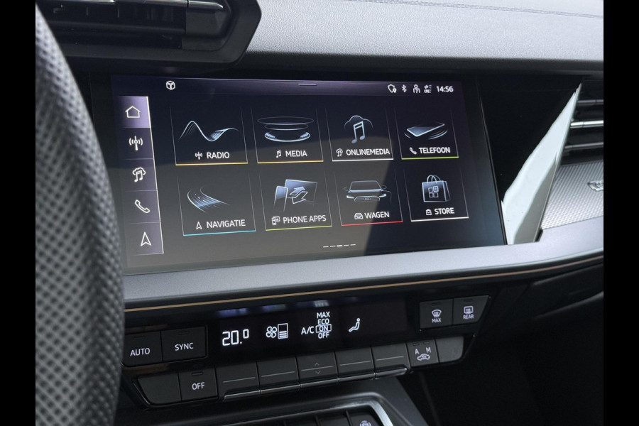 Audi A3 Sportback 45 TFSI e S edition Competition 272pk PHEV| 8.000KM!  | VAN: 44.900,- VOOR: 42.877,- | INCL. BTW | 143km RANGE WLTP!! | ADD. CRUISE | PANORAMADAK | FABRIEKSGARANTIE t/m 04-2027| MEGA COMPLETE AUTO| S-LINE BINNEN + BUITEN| LEDER|