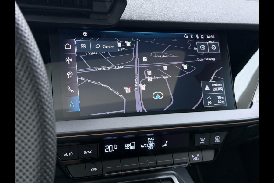 Audi A3 Sportback 45 TFSI e S edition Competition 272pk PHEV| 8.000KM!  | VAN: 44.900,- VOOR: 42.877,- | INCL. BTW | 143km RANGE WLTP!! | ADD. CRUISE | PANORAMADAK | FABRIEKSGARANTIE t/m 04-2027| MEGA COMPLETE AUTO| S-LINE BINNEN + BUITEN| LEDER|
