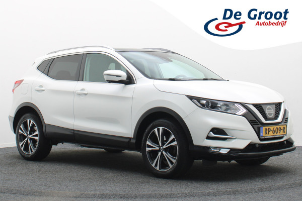 Nissan QASHQAI 1.2 N-Connecta Panoramadak, 360° Camera, Cruise, Bluetooth, Rijstrooksenor, PDC, 18''