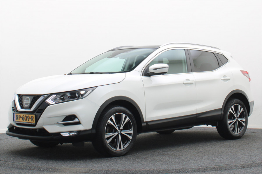 Nissan QASHQAI 1.2 N-Connecta Panoramadak, 360° Camera, Cruise, Bluetooth, Rijstrooksenor, PDC, 18''
