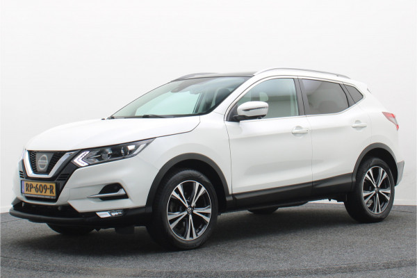 Nissan QASHQAI 1.2 N-Connecta Panoramadak, 360° Camera, Cruise, Bluetooth, Rijstrooksenor, PDC, 18''