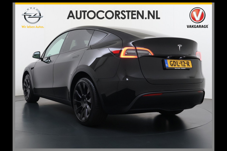 Tesla Model Y **RWD** Long Range 75kWh SOH 95% Lmv 20" Ivoor Leder Warmtepomp FSD-4 Computer Elek.Stoelen+Memory Panoramadak Navi Camera's Ecc Elek.Achterklep Privacy Glas Led AMD Ryzen™ Fabrieksgarantie tot 27-6-2028 Garantie op Accu en Motor tot 27-6-2032/192.000km 1e Eigenaar Origineel Nederlandse Auto
