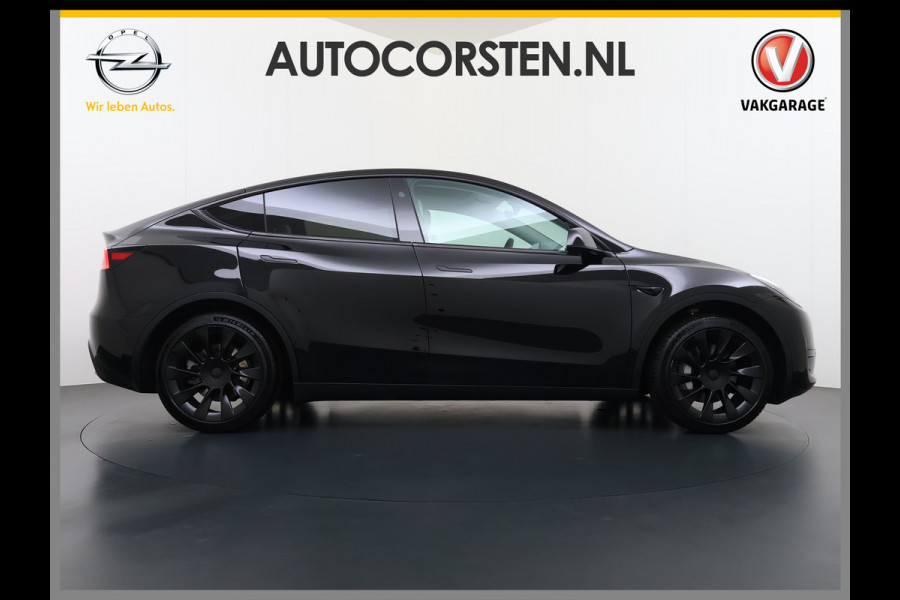 Tesla Model Y **RWD** Long Range 75kWh SOH 95% Lmv 20" Ivoor Leder Warmtepomp FSD-4 Computer Elek.Stoelen+Memory Panoramadak Navi Camera's Ecc Elek.Achterklep Privacy Glas Led AMD Ryzen™ Fabrieksgarantie tot 27-6-2028 Garantie op Accu en Motor tot 27-6-2032/192.000km 1e Eigenaar Origineel Nederlandse Auto