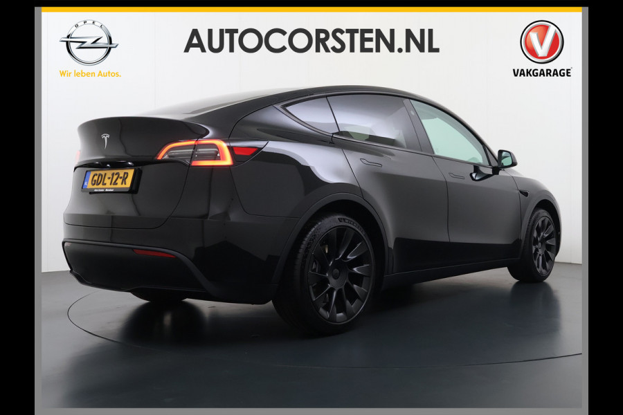 Tesla Model Y **RWD** Long Range 75kWh SOH 95% Lmv 20" Ivoor Leder Warmtepomp FSD-4 Computer Elek.Stoelen+Memory Panoramadak Navi Camera's Ecc Elek.Achterklep Privacy Glas Led AMD Ryzen™ Fabrieksgarantie tot 27-6-2028 Garantie op Accu en Motor tot 27-6-2032/192.000km 1e Eigenaar Origineel Nederlandse Auto