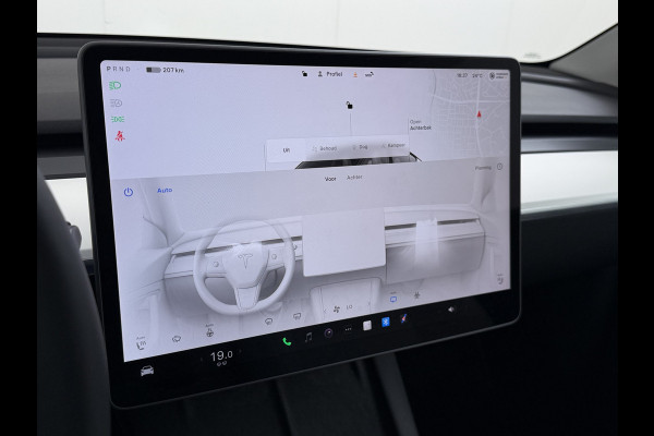 Tesla Model Y **RWD** Long Range 75kWh SOH 95% Lmv 20" Ivoor Leder Warmtepomp FSD-4 Computer Elek.Stoelen+Memory Panoramadak Navi Camera's Ecc Elek.Achterklep Privacy Glas Led AMD Ryzen™ Fabrieksgarantie tot 27-6-2028 Garantie op Accu en Motor tot 27-6-2032/192.000km 1e Eigenaar Origineel Nederlandse Auto