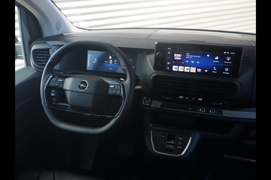 Opel Vivaro-e Dubbele Cabine 75kWh | STX Sport | Mooiste  bus van NL (!) | Lederen bekleding | Spoilerpakket | 18 inch Lichtmetalen velgen | Dynamic Comfort NAV Pakket | Winterpakket | 2x schuifdeur | Betimmering | Comfortstoelen |
