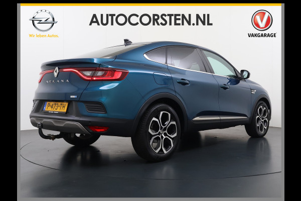 Renault Arkana 1.6 E-Tech Hybrid 145PK Automaat Trekhaak Adap.Cruise Navi Camera Ecc Apple Carplay Android Auto Intens Regen-Lichtsensor Lmv 18" Privacy Glas Pdc Bluetooth DAB Lane Assist Isofix Origineel Nederlandse Auto