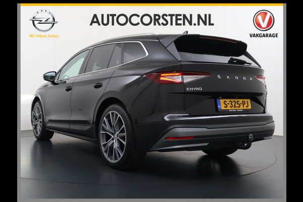 Škoda ENYAQ iV 80 SOH 95% Trekhaak 3-Zone Ecc Stuur+Stoelverwarming Lmv 21" Camera Apple Carplay Android Auto Keyless advanced Pdc Led Privacy Glas P-Assist DAB Isofix Rijstrooksensor 1.000KG Trekgewicht 1e Eigenaar Origineel Nederlandse Auto
