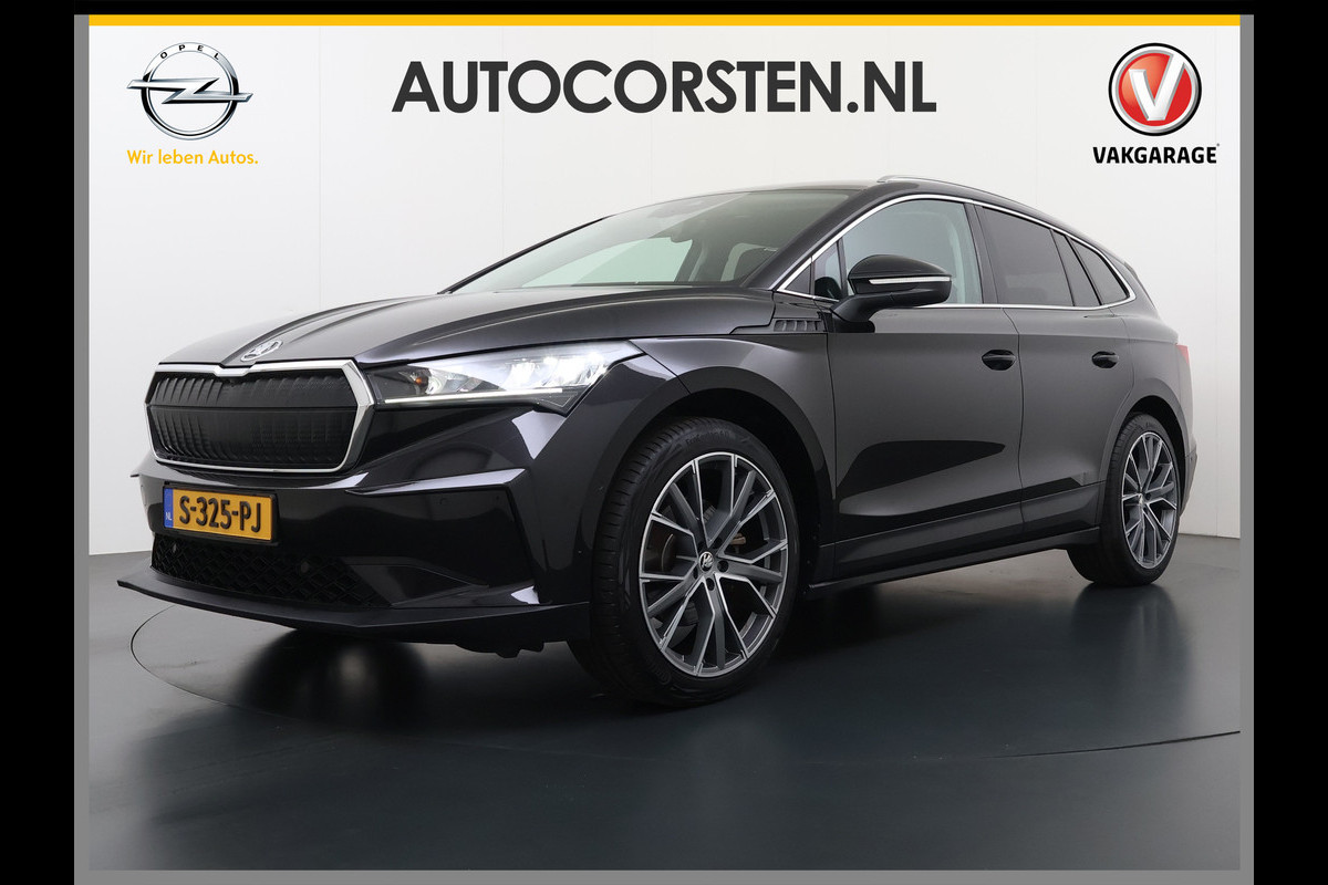 Škoda ENYAQ iV 80 SOH 95% Trekhaak 3-Zone Ecc Stuur+Stoelverwarming Lmv 21" Camera Apple Carplay Android Auto Keyless advanced Pdc Led Privacy Glas P-Assist DAB Isofix Rijstrooksensor 1.000KG Trekgewicht 1e Eigenaar Origineel Nederlandse Auto