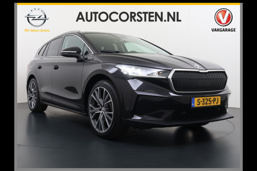 Škoda ENYAQ iV 80 SOH 95% Trekhaak 3-Zone Ecc Stuur+Stoelverwarming Lmv 21" Camera Apple Carplay Android Auto Keyless advanced Pdc Led Privacy Glas P-Assist DAB Isofix Rijstrooksensor 1.000KG Trekgewicht 1e Eigenaar Origineel Nederlandse Auto