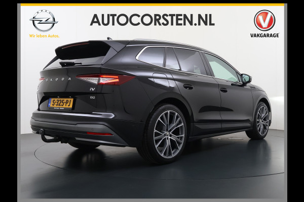 Škoda ENYAQ iV 80 SOH 95% Trekhaak 3-Zone Ecc Stuur+Stoelverwarming Lmv 21" Camera Apple Carplay Android Auto Keyless advanced Pdc Led Privacy Glas P-Assist DAB Isofix Rijstrooksensor 1.000KG Trekgewicht 1e Eigenaar Origineel Nederlandse Auto