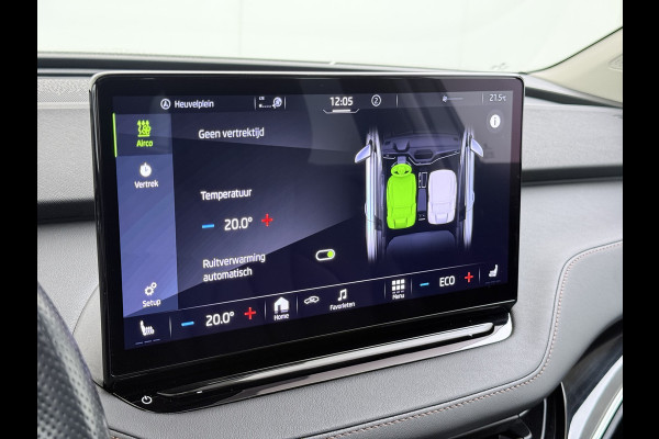 Škoda ENYAQ iV 60 Panoramadak Leder Stuur+Stoel+Achterbankverwarming 3-Zone Ecc Navi Apple Carplay Android Auto Draadloze Telefoonlader SOH 90.6% Elek.Achterklep Privacy Glas Lmv 20" Led Pdc Isofix DAB Lane Assist Dealeronderhouden Origineel Nederlandse Auto Zeer Compleet
