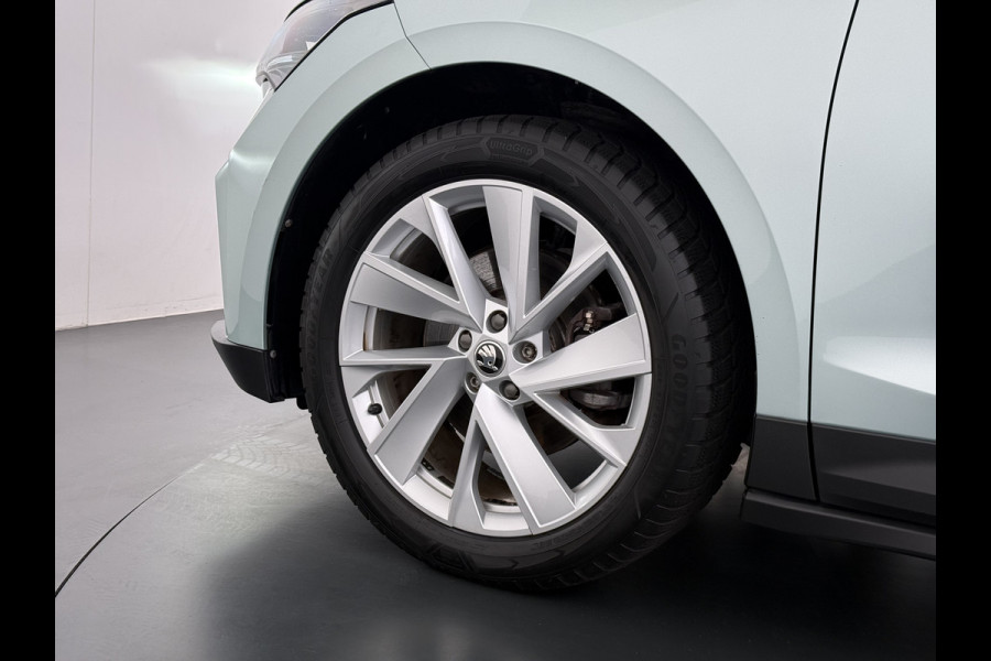 Škoda ENYAQ iV 60 Panoramadak Leder Stuur+Stoel+Achterbankverwarming 3-Zone Ecc Navi Apple Carplay Android Auto Draadloze Telefoonlader SOH 90.6% Elek.Achterklep Privacy Glas Lmv 20" Led Pdc Isofix DAB Lane Assist Dealeronderhouden Origineel Nederlandse Auto Zeer Compleet