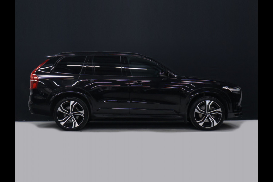 Volvo XC90 2.0 T8 Recharge AWD R-Design 7P [ADAPTIVE CRUISE, HARMAN/KARDON, MEMORY SEATS, TREKHAAK UITKLAPBAAR, STUURVERWARMING, APPLE CARPLAY, ANDROID, SFEERVERLICHTING, STOELVERWARMING, CAMERA, CLIMATE 4-ZONE, KEYLESS ENTRY