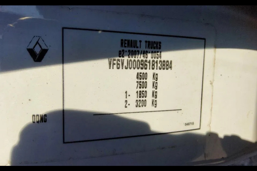 Renault Master 165 PK - VSP-41-H - OPENLAADBAK & LAADKLEP - EURO 6