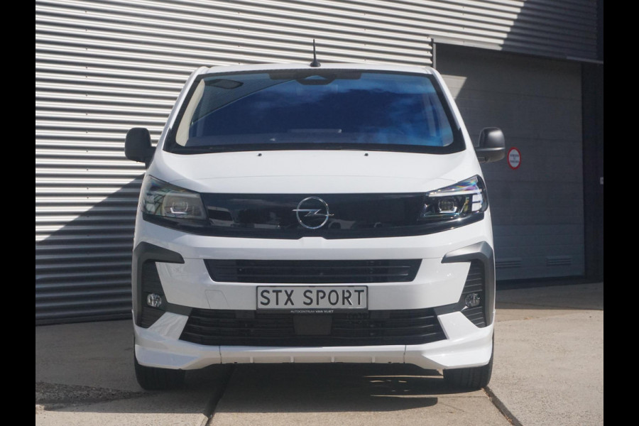 Opel Vivaro-e Dubbele Cabine 75kWh | STX Sport | Mooiste  bus van NL (!) | Lederen bekleding | Spoilerpakket | 18 inch Lichtmetalen velgen | Dynamic Comfort NAV Pakket | Winterpakket | 2x schuifdeur | Betimmering | Comfortstoelen |