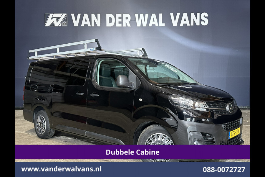 Opel Vivaro 2.0 CDTI 123pk L3H1 Dubbele cabine Euro6 Airco | 5-Zits | Camera | Navigatie | Apple Carplay Android Auto, Cruisecontrol, 2500kg Trekhaak, Parkeersensoren, Imperiaal, Trap