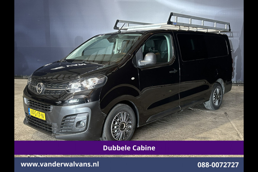 Opel Vivaro 2.0 CDTI 123pk L3H1 Dubbele cabine Euro6 Airco | 5-Zits | Camera | Navigatie | Apple Carplay Android Auto, Cruisecontrol, 2500kg Trekhaak, Parkeersensoren, Imperiaal, Trap