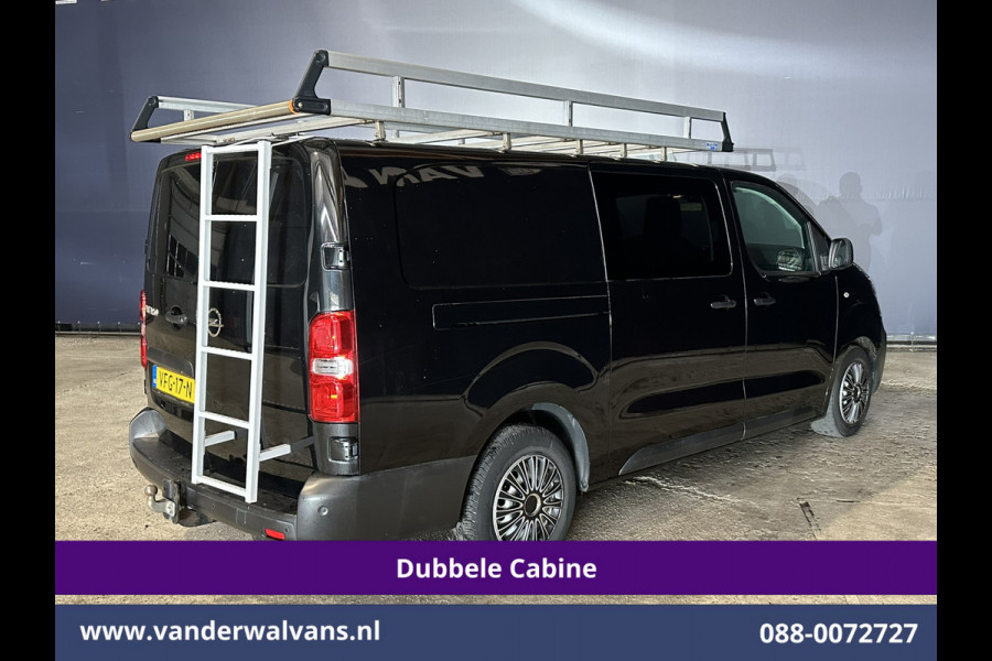 Opel Vivaro 2.0 CDTI 123pk L3H1 Dubbele cabine Euro6 Airco | 5-Zits | Camera | Navigatie | Apple Carplay Android Auto, Cruisecontrol, 2500kg Trekhaak, Parkeersensoren, Imperiaal, Trap