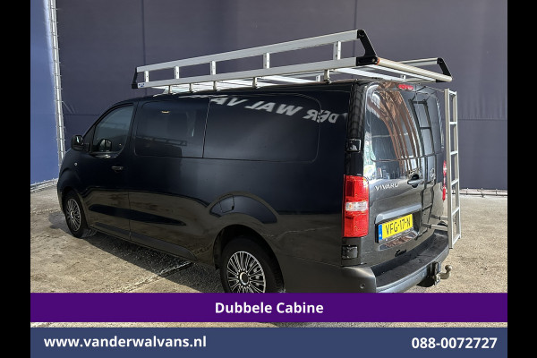 Opel Vivaro 2.0 CDTI 123pk L3H1 Dubbele cabine Euro6 Airco | 5-Zits | Camera | Navigatie | Apple Carplay Android Auto, Cruisecontrol, 2500kg Trekhaak, Parkeersensoren, Imperiaal, Trap