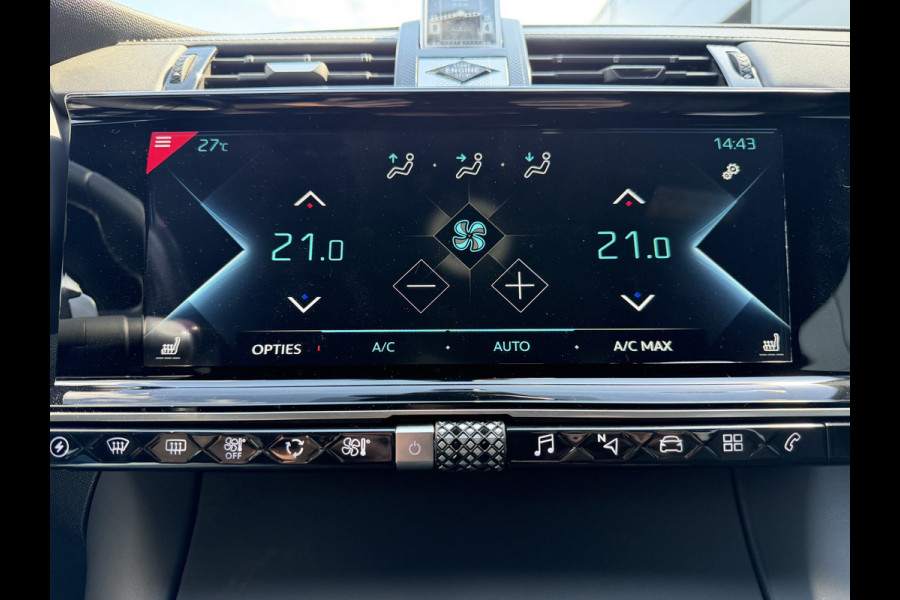 DS Ds 7 Crossback 300pk E-Tense 4x4 Louvre (Elektrisch Schuifdak - Leder incl verwarming/koeling/massage/geheugen - NightVision - Focal Electra -