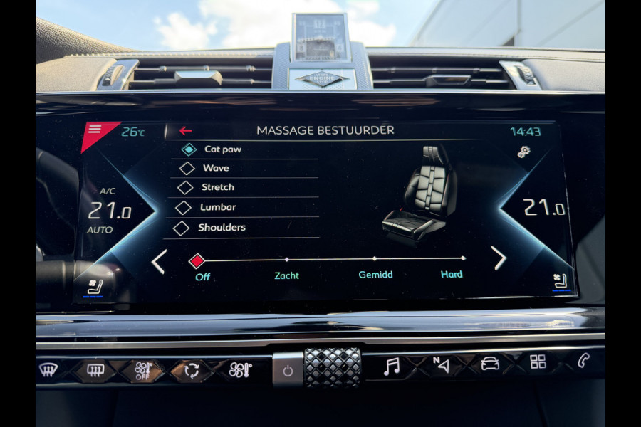 DS Ds 7 Crossback 300pk E-Tense 4x4 Louvre (Elektrisch Schuifdak - Leder incl verwarming/koeling/massage/geheugen - NightVision - Focal Electra -