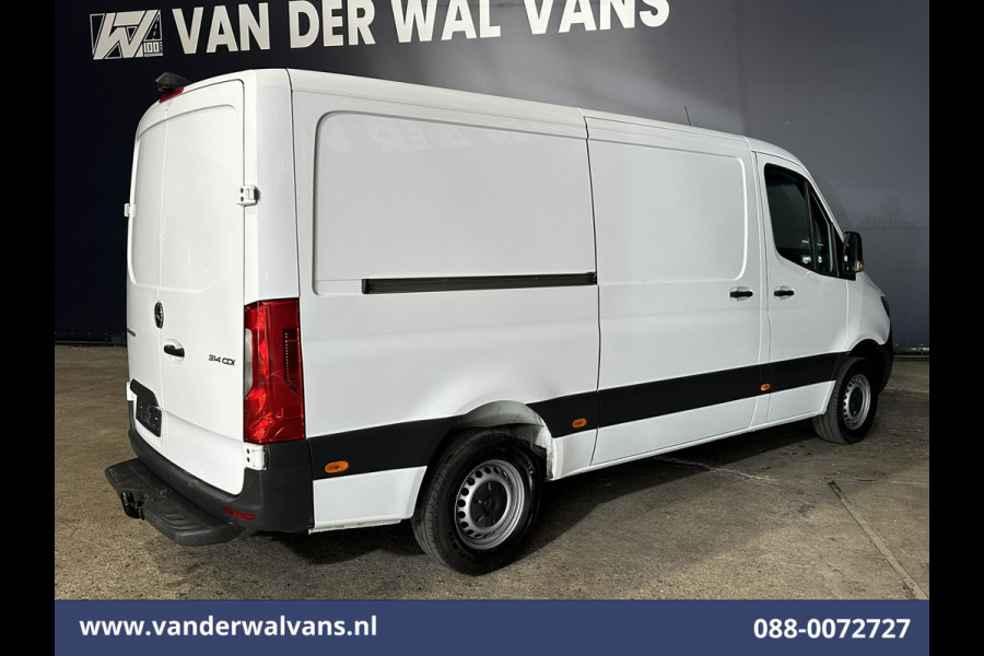 Mercedes-Benz Sprinter 314 CDI 143pk L2H1 Euro6 Airco | Camera | Apple Carplay | Trekhaak | Chauffeursstoel Android Auto, Bijrijdersbank