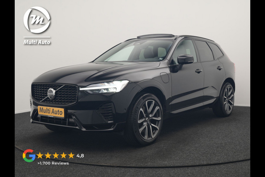 Volvo XC60 T8 AWD R-Design LONG RANGE PHEV 455pk Dealer O.H. | Trekhaak Af Fabriek | Panodak | Adaptive Cruise | 360 Camera | Harman / Kardon | Keyless | Stuur Verwarmd | Google Assistent | Apple Carplay | DAB |