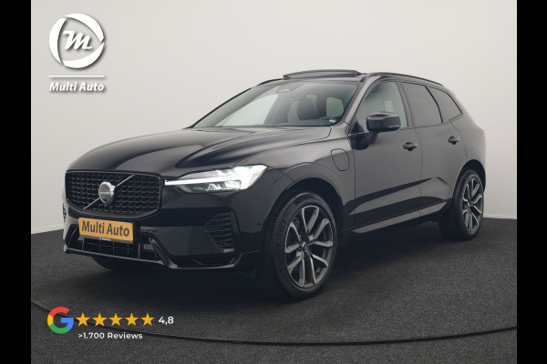 Volvo XC60 T8 AWD R-Design LONG RANGE PHEV 455pk Dealer O.H. | Trekhaak Af Fabriek | Panodak | Adaptive Cruise | 360 Camera | Harman / Kardon | Keyless | Stuur Verwarmd | Google Assistent | Apple Carplay | DAB |