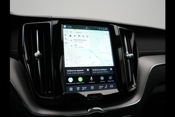 Volvo XC60 T8 AWD R-Design LONG RANGE PHEV 455pk Dealer O.H. | Trekhaak Af Fabriek | Panodak | Adaptive Cruise | 360 Camera | Harman / Kardon | Keyless | Stuur Verwarmd | Google Assistent | Apple Carplay | DAB |