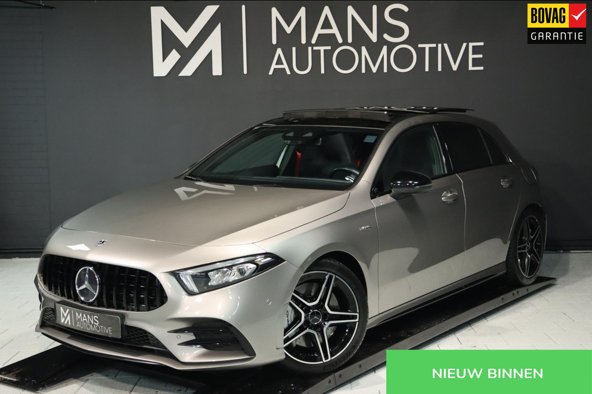 Mercedes-Benz A-Klasse AMG 35 4MATIC / PANO / CAMERA / DODEHOEK / CARPLAY / STOELVERW