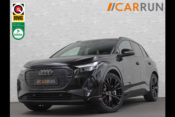 Audi Q4 e-tron 40 77 kWh S-Line #RS-Leder | Black-Edition | ACC | Sfeerverlichting | Virtual-Cockpit | Stoelverwarming | 3-Zone Clima | Virtual-Cockpit | Camera | LED | Getint Glas | Carplay | Autom. Parkeren |