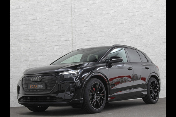Audi Q4 e-tron 40 77 kWh S-Line #RS-Leder | Black-Edition | ACC | Sfeerverlichting | Virtual-Cockpit | Stoelverwarming | 3-Zone Clima | Virtual-Cockpit | Camera | LED | Getint Glas | Carplay | Autom. Parkeren |