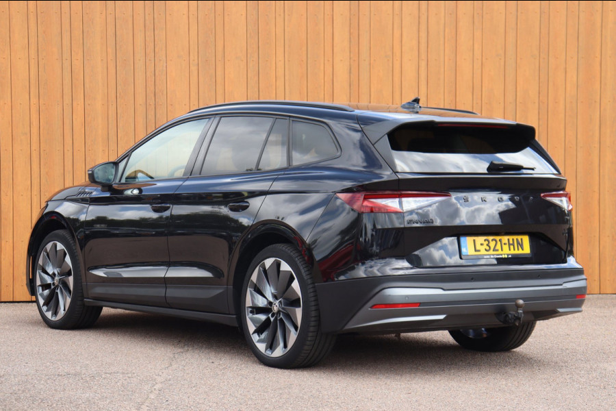 Škoda ENYAQ iV 60 Sportline schuifdak el.trekhaak camera's leer+mem+vw org.NL 93,53% travel assist
