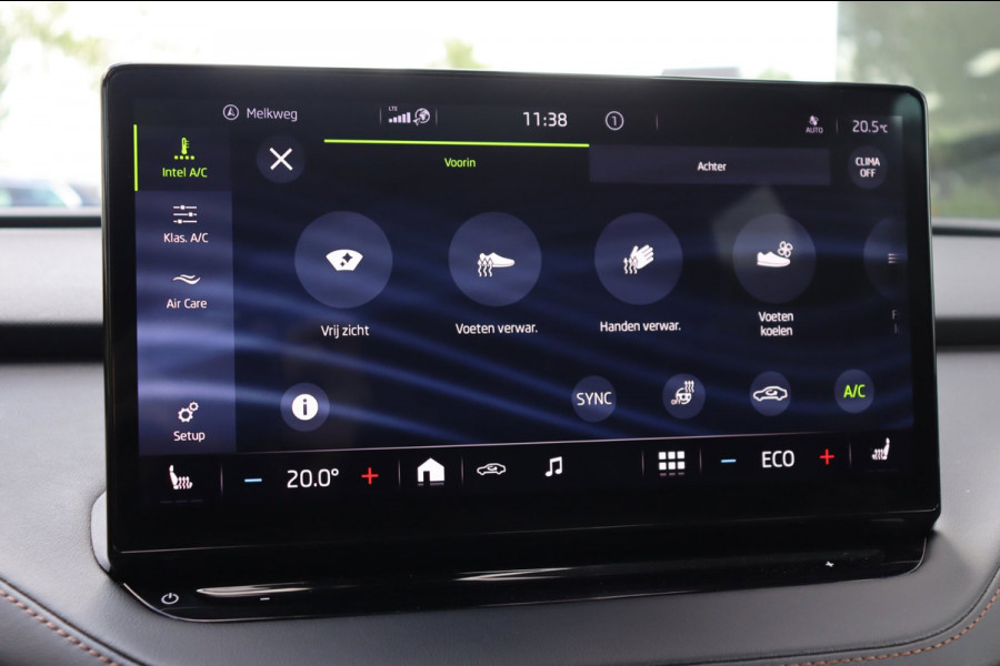 Škoda ENYAQ iV 60 Sportline schuifdak el.trekhaak camera's leer+mem+vw org.NL 93,53% travel assist