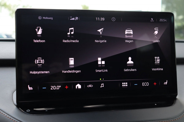 Škoda ENYAQ iV 60 Sportline schuifdak el.trekhaak camera's leer+mem+vw org.NL 93,53% travel assist