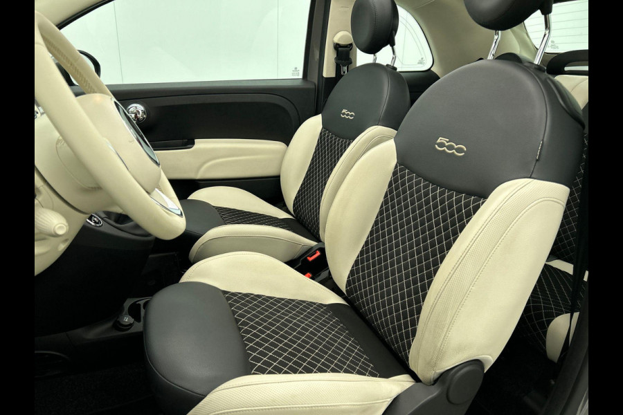 Fiat 500C 1.0 Hybrid Dolcevita Cabriolet Climate Control Sportstoelen Parkeersensoren achter Cruise Control DAB Lichtmetalen Velgen