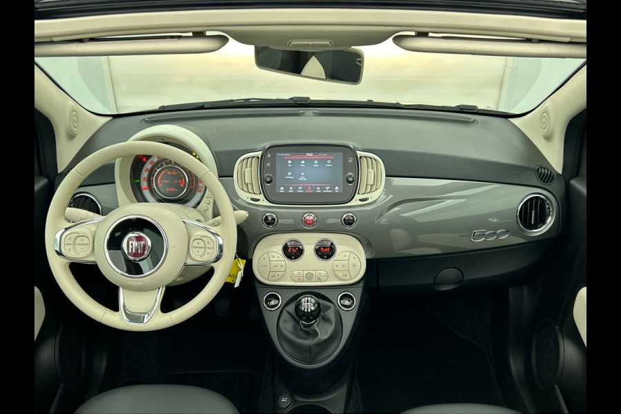 Fiat 500C 1.0 Hybrid Dolcevita Cabriolet Climate Control Sportstoelen Parkeersensoren achter Cruise Control DAB Lichtmetalen Velgen