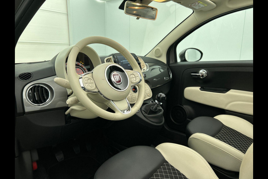Fiat 500C 1.0 Hybrid Dolcevita Cabriolet Climate Control Sportstoelen Parkeersensoren achter Cruise Control DAB Lichtmetalen Velgen