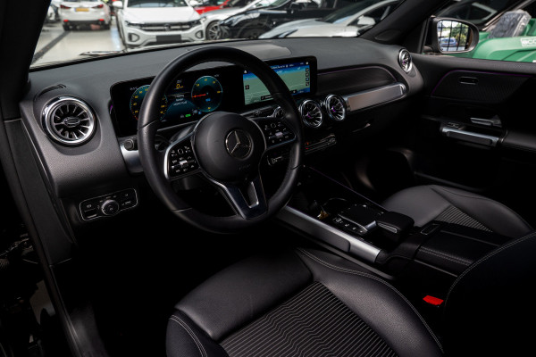 Mercedes-Benz EQB 250 Leer Navi 360° Camera Stoelverwarming PTS LM velgen Zwarte binnenhemel Elektr. bedienbare achterklep BTW auto!  SOH: 96,9%